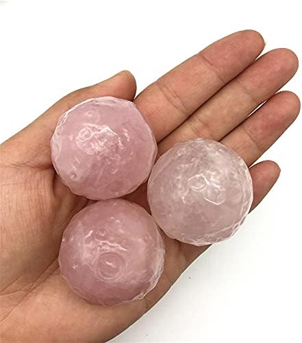 Binnanfang AC216 1pc Природно чист кристал опал розов кристал аметист флуорит топка месечина сфери кварц груби лековити скапоцени камења украси