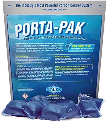 Walex PPSGBG Porta-Pak Commercial Holding Tank Deodorizer Drop-ins, мирис на сонце