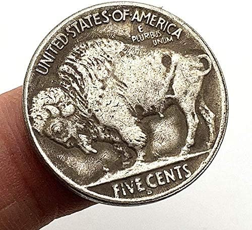 1937 Скитници Монета Брада Стар Човек Антички Бакар Стар Сребрен Комеморативен Медал Колекционерска Монета 20мм Бакар И Сребрена Монета