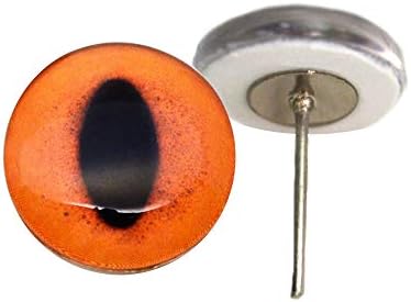 Стакло од портокалова лисица очи на жици игла за игла за игла, правење материјали и други занаети