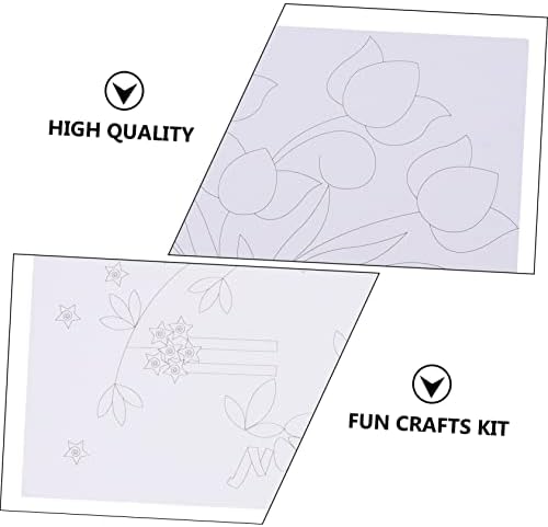 Изврши 4 Постави ватирана хартија сет DIY комплети за руменило поставени DIY алатки Алатка за тркалање алатка за алатки за почетници
