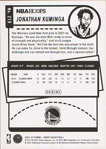 2021-22 Панини обрачи 219 athонатан Куминга РЦ РЕЦИЈА Голден Стејт Вориорс НБА кошарка Трговска картичка за трговија