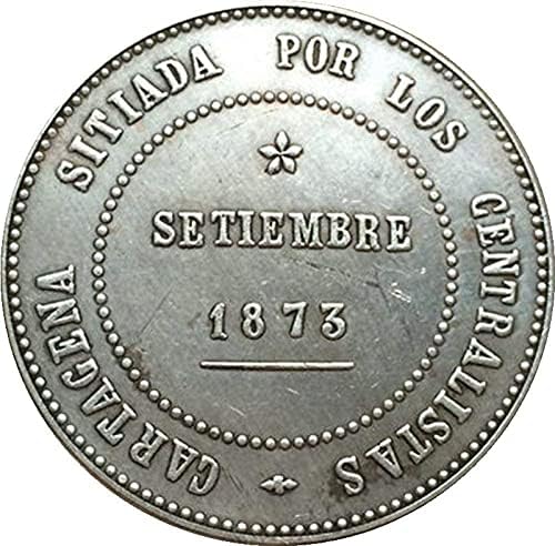 Предизвик Монета 1736 Ирска Монета Бакар Направени Антички Монети Монета Занаети Колекцијакоин Колекција Комеморативна Монета Монета Колекција