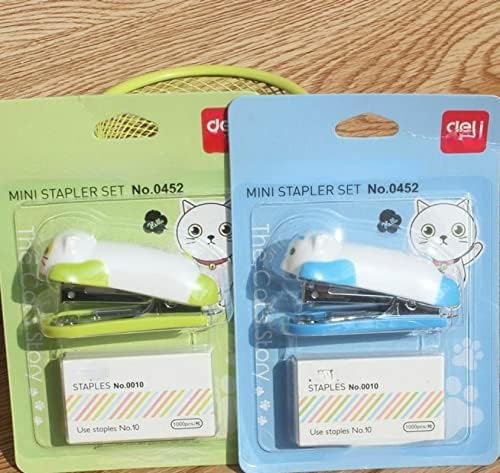 На Na Stapler Set Cute Cartoon Stapler Mini Small Stapler Sudentery Conyery Pright 0302 Stapler