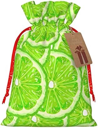 Жици За Влечење Божиќни Торби За Подароци Вар-Зелена Шема Подароци Торби За Завиткување Божиќни Вреќи За Завиткување Подароци Торбички