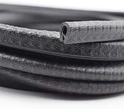 KX Edge Trim Black Small, 1/8 Fit Edge, PVC пластичен раб за облик на облик црна голема заштитник на работ