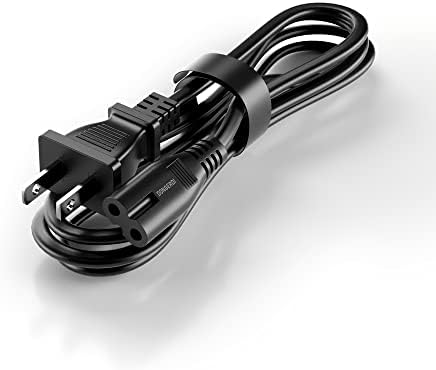 Dongerdi 6ft AC кабел за напојување компатибилен Sony PS3 PS4 PS5 Замена 2 кабел за напојување