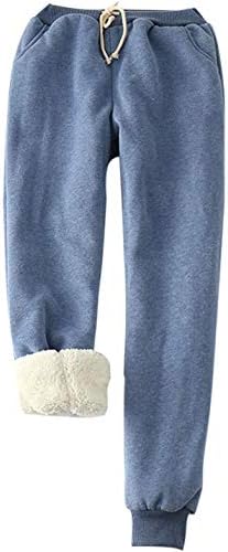 Tanming женски зимски топло шерпа, наредени активни џемпери, џогерни панталони