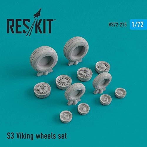 Reskit RS72-0215-1/72 S-3 Викинг тркала поставени комплет за детали за смола од скала