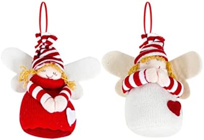 Божиќна крпа уметност Дедо Мраз, Снежан, кукли за кукли за кукли за кукли за елкирање куклена куклена кастрење за шиење декоративно