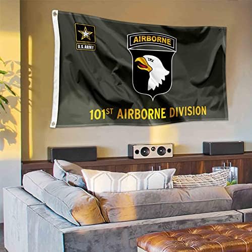 Знамето на американската армија 101 -та воздушна дивизија Громет 3х5 знаме
