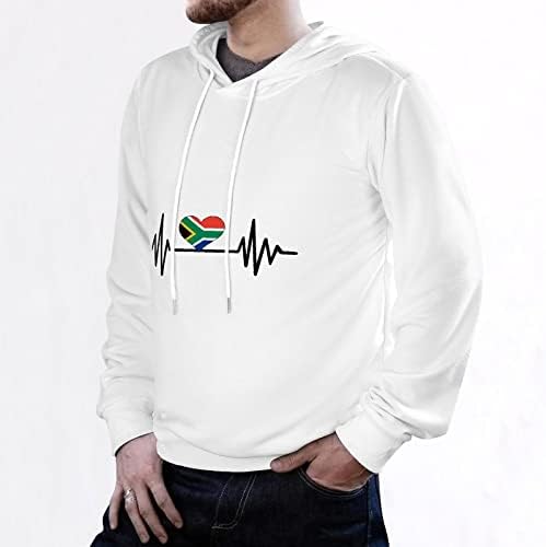 Јужна Африка ги чука машките нови дуксери печатени лого -џемпери модни качулки пуловер