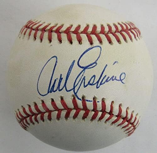 Карл Ерскин потпиша автоматски автограм Бејзбол Б120 - автограмирани бејзбол