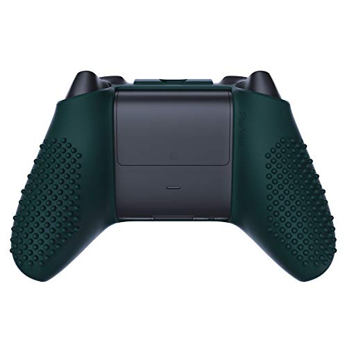 PlayVital 3D Studeded Edition Anti-Slip Slicone Cover Skin, заштитник на мека гума со 6 црни капачиња за зафат за палецот за Xbox серија X &