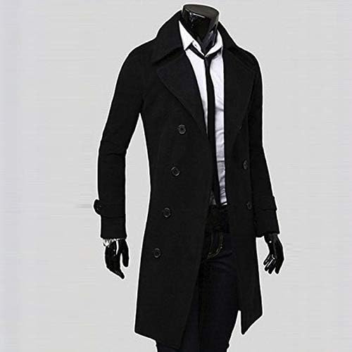 Ymosrh масти палта и јакни плус големина стилски ров палто со двојно градите со долги јакни палто палто јакни големи високи високи