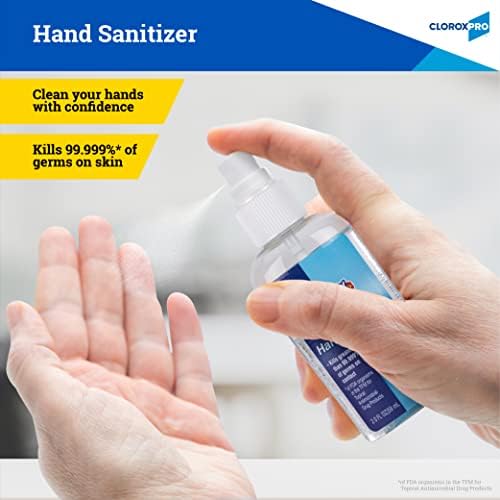 Комерцијални решенија CLOROX течни рачни санитирачки спреј за професионална употреба и секојдневно чистење на рацете - Clorox Hand Sanitizer, Sanitizer Bulk Hand 24 Count