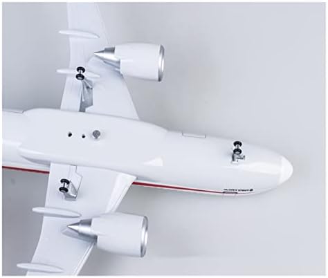 Модели на авиони 1:80 Die Cast Model Fit for Airbus A320 NEO смола Авион со светла и тркала за собирање графички приказ