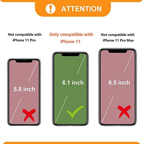 Bocasal Crossbody Паричник Случај за iPhone 11, Рфид Блокирање Кожа Чанта Случај Со Држач За Картичка, Заштитна Чанта Флип Капак