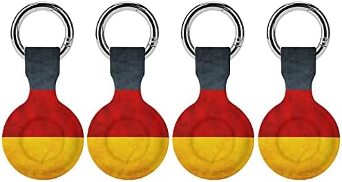 Германско Знаме Печатено Силиконско Куќиште За Воздушни Ознаки Со Заштитен Капак За Приврзоци Држач За Додатоци За Пронаоѓач На Воздушни