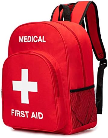 Паксламб Црвена Торба За Прва Помош Празен Ранец За Прва Помош Празна Медицинска Торба За Складирање За Комплети За Прва Помош