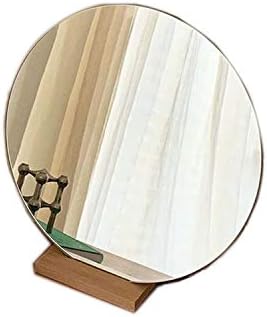 Огледало За Убавина Без Раб, Преносливо Тркалезно Декоративно Огледало Спална Соба Со Висока Дефиниција Огледало За Шминка Кореја Едноставност