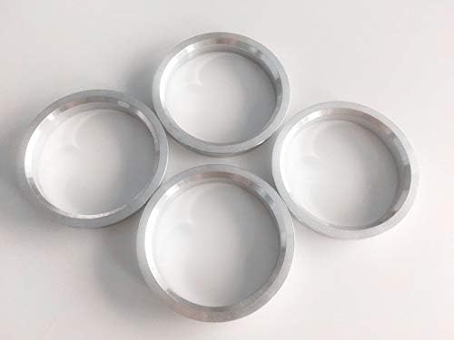 NB-Aero 4PC Silver Aluminum Hubrings 73.1mm до 60,1 mm | Hubcentric Center Ring 60,1 mm до 73,1 mm за многу Toyota & Lexus