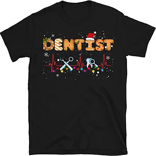 Moobla Merry Christmas Bristмиот стоматолог кошула, XMAS стоматолошка кошула, стоматолози, за стоматолог, стоматолошки живот, подарок за стоматолог