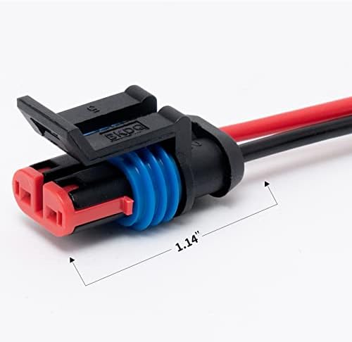 Zonelistore 2 Pin Way 16 AWG Водоотпорен електричен приклучок за приклучок за приклучок за жици за приклучок за автомобили со жица