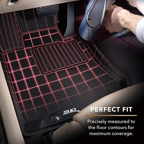 3D Maxpider Custom Fit Kagu Floor Mat за 2013-2015 Nissan Altima Sedan - 1 -ви ред 2 ред