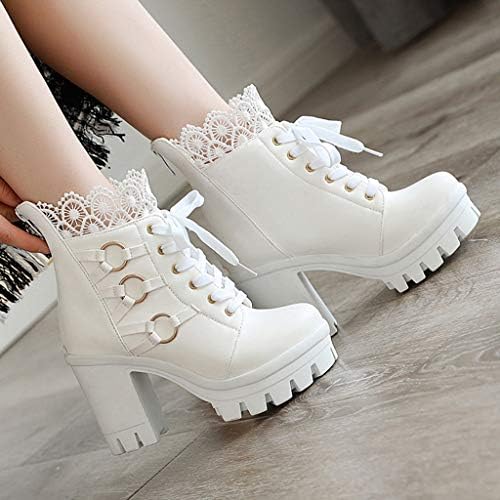 Левос чизми за жени со ниска потпетица на петици боемски чевли средно телесно чевли со падови зимски борбени чизми на отворено снежни чизми
