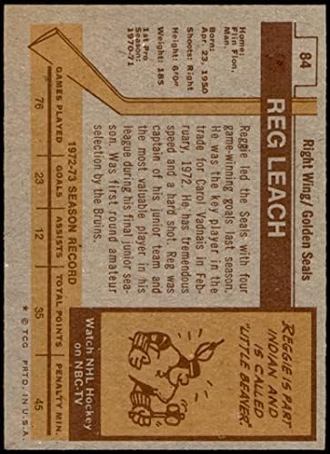 1973 Топпс 84 Реџи Лич Калифорнија Златни заптивки екс/МТ Златни заптивки