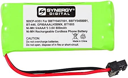 Синергија дигитална батерија без безжични телефони, компатибилна со Uniden BT1008 без безжичен телефон, ултра-капацитет на HI, компатибилен
