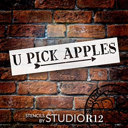 Изберете свој јаболка со јаболка со матрица со стрела од Studior12 | Фарма куќа тремот | Занаетчиски DIY пад на отворено или кујнски
