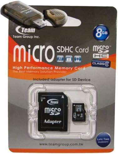 8GB Турбо Класа 6 Microsdhc Мемориска Картичка. Голема Брзина За Sony Ericsson Aino Elm Jalou Доаѓа со бесплатен SD И USB Адаптери. Доживотна Гаранција.