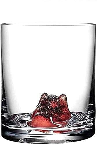 Декантер Виски Декантер Вино Декантер Чаши за Пиење Чивас 460 МЛ 3Д Чаши За Виски Со Глава На Животни Кристални Карпи Шкотска Старомодно