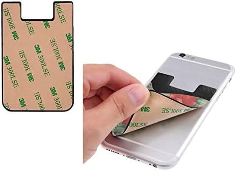 Gagaduck Vintage цвет лепило Телефонски мобилен телефон стап на картички за ракави на ракав држач за лична карта компатибилен со повеќето