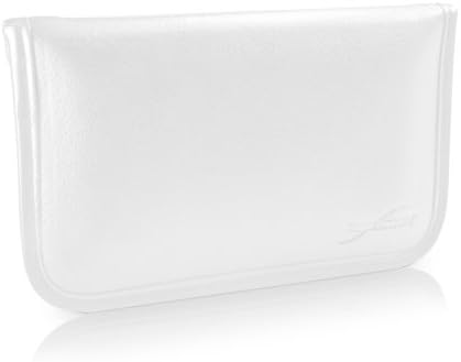 Boxwave Case Компатибилен со Sony Xperia Z2 - Елитна кожна торбичка за месинџер, синтетички кожен покрив дизајн на пликови за дизајн
