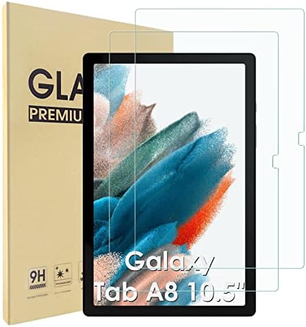 Заштитници на екранот Hianjoo, компатибилен со Samsung Galaxy Tab A8 10.5 , 2 парчиња заменливи филмови со темперамент на филмови за Samsung Galaxy Tab A8 10.5 2022