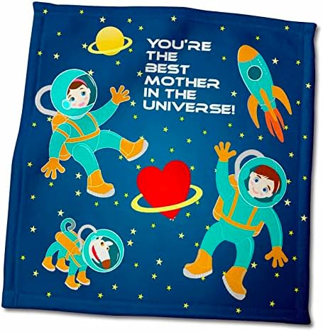 3дроза Смешни Астронаут Деца испраќаат мајка љубовна порака од вселената-Крпи