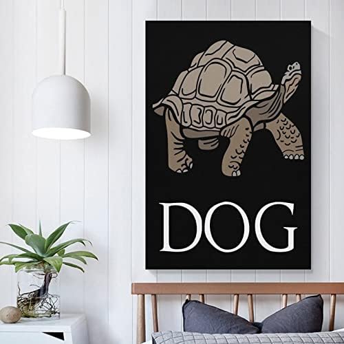 Dshuai Elden Ring Dog Post Pater слики Дома украс постер плакана плакана wallидна уметност слика дома декор HD печатење подарок16x24inch