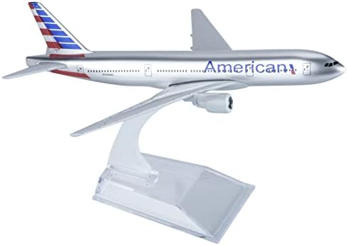 1/400 Скала легура Американски б777 модел на авиони Симулација диекаст Авионски модел за собирање подарок