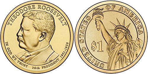 2013 П, Д 2 Монета-Теодор Рузвелт Претседателски Нециркулирани