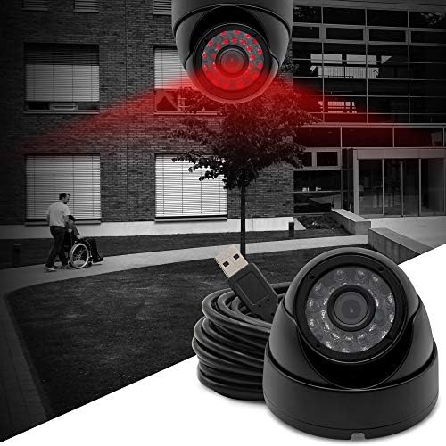 1080p Безбедност Веб-камера 2 мегапиксели USB-камера Ден на ноќта ноќна визија Внатрешна веб-камера на отворено, висока рамка 100fps OTG