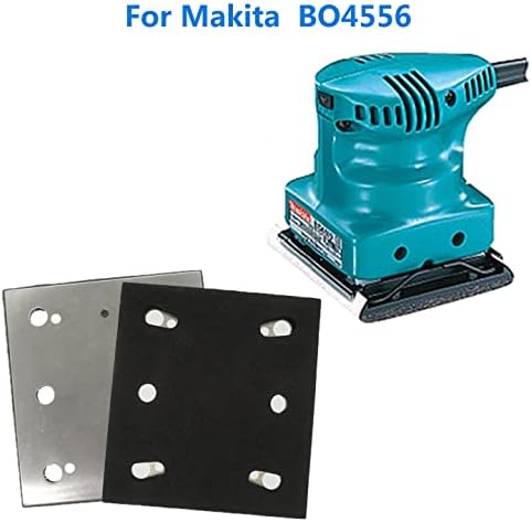 1/4 подлога за замена на листот за Makita BO4556 Sander, Square Sander Pad