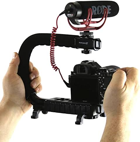 Стабилизатор на камера CADDY Scorpion JR - Случајна стабилизирачка рачка за паметни телефони за сите DSLR, GoPro, мобилни телефони
