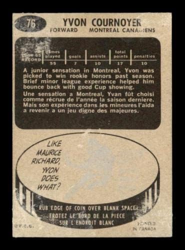 #76 YVAN CORNOYER RC UER DP - 1965 Топс хокеј картички оценети VG - непотпишани хокеј картички