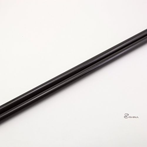 Шина 3К Ролна Завиткана 8мм Цевка Од Јаглеродни Влакна 7мм х 8мм х 500мм Сјајна ЗА РК Квад