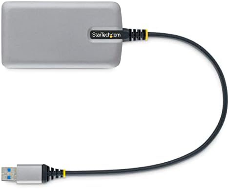 StarTech.com 3-ПОРТ USB Центар Со ETHERNET-3X USB-Порти-Gigabit Ethernet - USB 3.0 5Gbps-Автобус-Придвижуван-1ft/30cm Долг Кабел-Пренослив