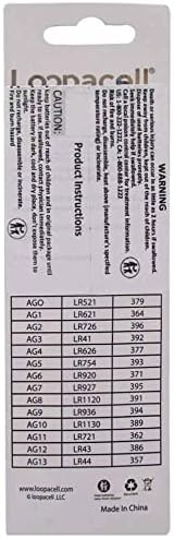 LOOPACELL 386/301 1.55 V Сребрен Оксид Види Батерија