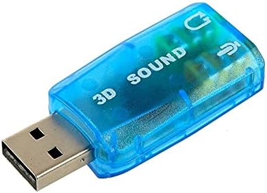 WDBBY 1 парчиња 3D АУДИО Картичка USB 1.1 ЗА Mic/Звучник Адаптер Опкружувачки Звук 7.1 CH за Лаптоп Лаптоп